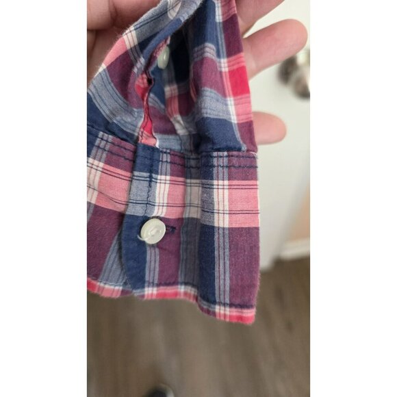 Aeropostale Plaid Button Down Long Sleeve XS Cowgirl Rodeo Rockabilly Country - Picture 6 of 9